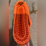 Antik Kraft Beaded Geometric Crossbody Clutch Orange Crossbody Bag purse Photo 4