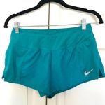 Nike Dri-fit Teal Blue Inner Lining Running Shorts Size S Photo 1