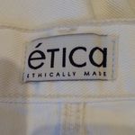ÉTICA Stanton Wide Leg Ethically Made Jeans Cream, Size 29 White Photo 5