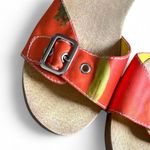 Candie's Y2K Orange Tropical Sandal Slides Photo 3