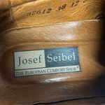 JOSEF SEIBEL Women’s Shoes Brown Size 38 Or 7.5 Top Zipper 1.5 Photo 3