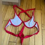 Venus - Red Halter Bikini Top Photo 2