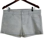 Loft  Paisley Cuffed MId Rise Jeans Shorts Size 30/10‎ NWT Photo 1