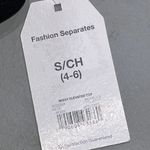 Time & Tru Women’s NEW With Tag Black Missy Elevated Embellished Bikini Top Photo 6