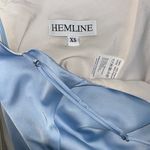 Hemline Light Blue  Mini Dress Photo 4