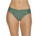 NWT, Sunsets Unforgettable Olive Bikini Bottoms, Sz L Green Size L Photo 0