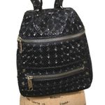 Milly Black Backpack Hologram Women’s Bag Purse Medium Size Festival Bag Photo 0