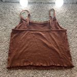 American Eagle  brown lace tiny tank Photo 1