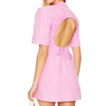 L'Academie NWOT  Linzie Mini Dress bubblegum pink blazer open back size XS Photo 3