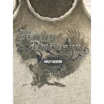 Harley Davidson Motorcycles Eagle Graphic Tank Top Women's L Brown Distressed Size L Photo 1