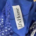 JJ House Royal Blue Rhinestone Studded Prom Gown Maxi Dress Womens XXL Formal Size 2X Photo 10