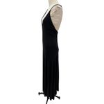 Free People  Beach Black Viscose Jersey Strappy Midaxi Dress‎ Size XS Photo 6