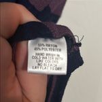 Olivia Moon  Purple‎ and Black Striped Tee Photo 3