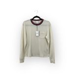 RE/DONE NWT  Long Sleeve Thermal Pocket‎ Tee in Vintage White Size LARGE REDONE Photo 3
