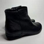 Walking Cradles Ezra Booties in Black Leather (Wide) Size 6 Photo 2