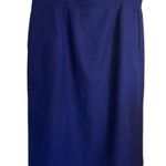 Natural Dimensions Women's Vintage Blue Midi Skirt Size 34 Casual Photo 1