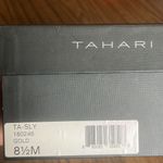 Tahari  Size 8.5 Sly Gold Stilleto Peep Open Toe Heels Photo 6