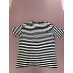 Izod Women's Blue Striped Crew Neck T Photo 1