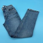 Paige Cindy High Rise Straight Leg Jeans with Distressed Hem Size 26 Photo 2
