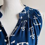 Escapada  Size S Anchor print drawstring waist summer Dress Photo 4