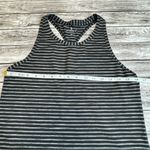 Athleta Women's Striped Racerback Athletic Tank Top Black White Gray S SM Small Photo 10