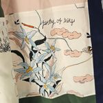 Tory Burch Womens Patchwork Long Sleeve Button Down Silk Blouse 10 Photo 3