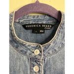 Veronica Beard  Dalton Puff Sleeve Denim Shirt, size 2 Photo 4