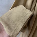 Ralph Lauren Lauren  Sz 3X Pullover Gold Shiny Long Sleeve Knit Blouse Top Dress Photo 3
