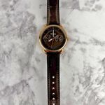 Fossil  Womens Tailor ES3913 Multifunction Date Watch Brown Leather Quartz ES3913 Photo 0