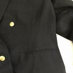 Vintage blazer jacket coat boyfriend fit double breasted corset waist gold buttons long sleeve Made in USA Size XL Photo 4