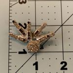 🎳Vintage Silver Rhinestones Bowling Brooch/Pin // FLAWS! MISSING RHINESTONES Photo 4