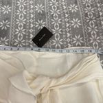 Massimo Dutti NWT White Linen Blend Wide Leg Trousers With Tie Detail Size 10 Photo 9