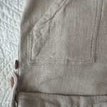 Dear John  Women's Small Karlie Paper Bag Waist Shorts Linen Cuff Tan Buttons Photo 4