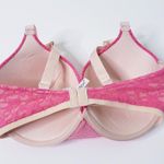 Curve Muse Lace Lined Bra Pink Size undefined Photo 2