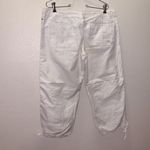 O'Neill O’Neill white cotton nylon cargo capri pants Photo 4