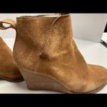 Lucky Brand , suede wedge booties, size 7 1/2 M, Tan Photo 6