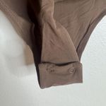 Skims Bodysuit Womens XS Brown Fits Everybody High Neck Snap Crotch Stretch Photo 4