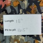 Bishop and Young  Gray Floral Blouse with Ruffle Sleeves NWT Size Small Anthro Top Photo 9