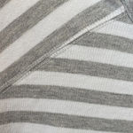 Chico's Size 3 Zenergy Striped Knit Jacket Gray White Zip Cardigan Chico’s XL Photo 4