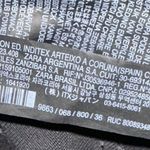 ZARA NWT  Women’s Jeans Womens Size 4 Black Hi Rise Straight Leg Dark Wash Denim Photo 5