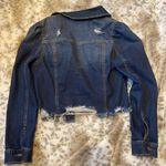 Cropped denim jacket / distressed Size L Photo 1