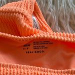 Aerie  Crinkle Cut Out One Shoulder One Piece Swimsuit
Orange Size Medium Photo 7