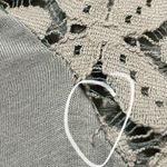 Ella Moss  Ruffle Sleeve Lace Top - Gray - XS Photo 5