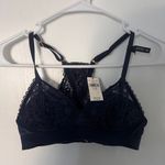 Aerie  Bra Womens Wireless Push Up Paisley Lace Real‎ Power Racerback Blue 32A Photo 1