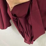 Charles Henry  Bell Sleeve Maroon Dress Size XS Photo 6