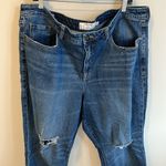 Torrid  High Rise Straight Ripped Knees Fray Hem Jeans Photo 3