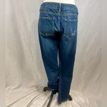 CAbi  slim boyfriend lightly distressed low rise blue jeans size 4 Photo 5