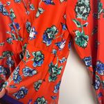 Derek Lam  10 Crosby Floral 100% Silk Blouse Size 6 Long‎ Sleeve Lightweight Chic Photo 2