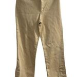 Gap  Women's Cropped Pants Size 6 Beige Straight Leg Casual Photo 0