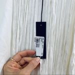 360 Sweater Italian Yarn fringe tank top NEW White Photo 3